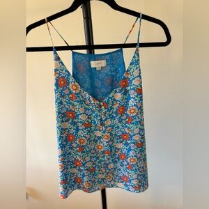 LOFT Blue Floral Dress